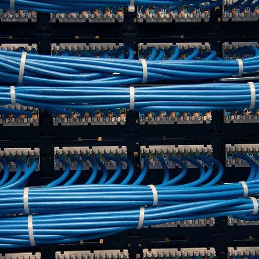 Structured network cabling installed by Criswell Electric